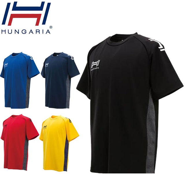 ネコポス ハンガリア HUNGARIA プラクティスシャツ TR PRACTICE SHRT 半袖 ショートスリーブ トップス ウエア アパレル 服 吸汗速乾 メ..