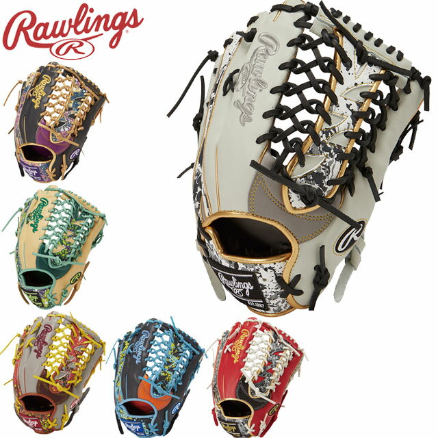 ローリングス Rawlings グラブ グローブ 軟式 HOH? BLIZZARD & Wizard #01 外野手用 サイズ 12.5 大人用 用品 用具 野球 ベースボール GR3HOB88MG
