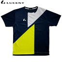 ネコポス LUCENT ルーセント シャツ Uni ゲームシャツ 襟なし ネイビー 半袖 ショートスリーブ トップス ウエア アパレル 服 吸汗速乾 UVカット...