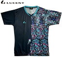 ネコポス LUCENT ルーセント シャツ Uni ゲームシャツ 襟なし ネイビー 半袖 ショートスリーブ トップス ウエア アパレル 服 吸汗速乾 メンズ レ...
