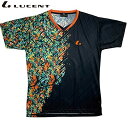 ネコポス LUCENT ルーセント シャツ Uni ゲームシャツ 襟なし ブラック 半袖 ショートスリーブ トップス ウエア アパレル 服 吸汗速乾 メンズ レ...