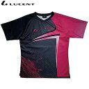 ネコポス LUCENT ルーセント シャツ Uni ゲームシャツ 襟なし ピンク 半袖 ショートスリーブ トップス ウエア アパレル 服 吸汗速乾 メンズ レデ...