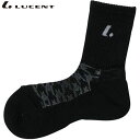 ネコポス LUCENT ルーセント ソックス 靴下 Men's ブラック インナー 下着 ウエア 25〜28cm メンズ テニス XLN1899