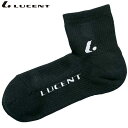 ネコポス LUCENT ルーセント ソックス 靴下 Men's ブラック インナー 下着 ウエア 25〜28cm 抗菌防臭加工 メンズ テニス XLN1969