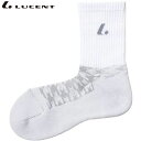 ネコポス LUCENT ルーセント ソックス 靴下 Ladies ホワイト インナー 下着 ウエア 22〜25cm レディース テニス XLN2890