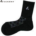 ネコポス LUCENT ルーセント ソックス 靴下 Ladies ブラック インナー 下着 ウエア 22〜25cm レディース テニス XLN2899