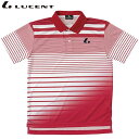 ネコポス ルーセント LUCENT ポロシャツ Uni ゲームシャツ レッド ショートスリーブ 半袖 トップス ウエア アパレル 服 UVカット 吸汗速乾 メン...