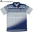 ネコポス ルーセント LUCENT ポロシャツ Uni ゲームシャツ ネイビー ショートスリーブ 半袖 トップス ウエア アパレル 服 UVカット 吸汗速乾 メ...