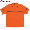ネコポス ルーセント LUCENT ポロシャツ Uni ゲームシャツ オレンジ ショートスリーブ 半袖 トップス ウエア アパレル 服 吸汗速乾 メンズ レディース ユニセックス テニス XLP8462