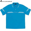 ネコポス ルーセント LUCENT ポロシャツ Uni ゲームシャツ ブルー ショートスリーブ 半袖 トップス ウエア アパレル 服 吸汗速乾 メンズ レディー...