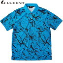 ネコポス ルーセント LUCENT ポロシャツ Uni ゲームシャツ ブルー ショートスリーブ 半袖 トップス ウエア アパレル 服 UVカット 吸汗速乾 メン...