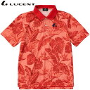 ネコポス ルーセント LUCENT ポロシャツ Uni ゲームシャツ レッド ショートスリーブ 半袖 トップス ウエア アパレル 服 UVカット 吸汗速乾 メン...
