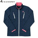 LUCENT ルーセント ジャケット Ladies ウォームアップシャツ ネイビー アウター 上着 ジャンパー ウエア アパレル 服 吸汗速乾 レディース テニス XLW6376