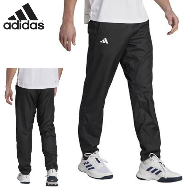 アディダス スポーツウエア MTENNISACECLUBTEAMWパンツ adidas GZ8910 ロングパンツ ウインドパンツ 風の強い日にぴったりの強い味方 アンクルジップ付き トレーニングウエア