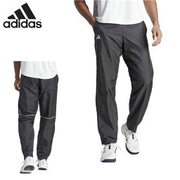 アディダス スポーツウエア メンズ MTENNISTEAM 裏トリコ パデット ウインドパンツ adidas HBB77 ロングパンツ 風雨から身を守る 優れた防風性・撥水性 簡単に脱げるアンクルジップ付き トレーニングウエア