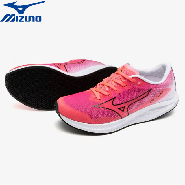 ミズノ MIZUNO シューズ 靴 デュエルフラッシュ ウィメンズ レーシング 軽量レーシングモデル ...