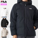 フィラ スポーツウエア レディース ジャケット FILA 443612 長袖 アウター フードジャケット 防寒 中綿 ジム フィットネス マルチスポーツ カジュアルウエア ベージュ ブラック ネイビー ホワイト(4)