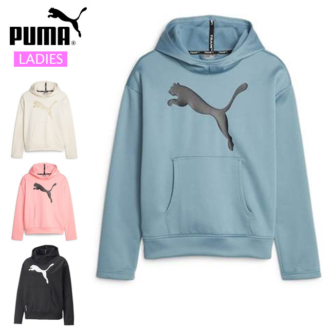 プーマ スポーツウエア レディース FAVORITE PWR FLEECE フーディー PUMA 522860 長袖 裏起毛タイプ フードパーカー スウエットパーカー 快適な暖かさ ジム フィットネス ランニング トレーニングウエア