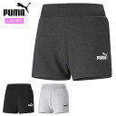 ネコポス プーマ スポーツウエア レディース ESS 4インチ スウェットショーツ PUMA 588695 ショートパンツ ランニングショーツ 便利なサイドポケット 動きやすいサイドスリット ジム フィットネス ヨガ ランニング マルチスポーツ トレーニングウエア