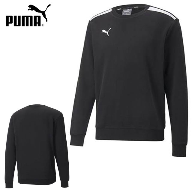 プーマ スポーツウエア メンズ INDIVIDUALLIGA カジュアル スウェット PUMA 658239 長袖シャツ 寒いトレーニングのお供 サッカー フットサル マルチスポーツ アウトドア ジム トレーニングウエア