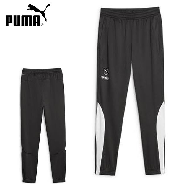 プーマ スポーツウエア メンズ KING PRO TR パンツ PUMA 658889 ロングパンツ ジャージ レギュラーフィット 吸湿発散性に優れた素材 サッカー フットサル マルチスポーツ アウトドア ジム トレーニングウエア 1