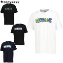 ネコポス コンバース CONVERSE Tシャツ プリントTシャツ 半袖 ショートスリーブ トップス ウエア アパレル 服 デザインロゴをカラフルに表現 メンズ バスケットボール CB241356