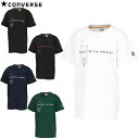 ネコポス コンバース CONVERSE Tシャツ JRプリントTシャツ 半袖 ショートスリーブ トップス ウエア アパレル 服 バスケットボールコートを絡めたタ...