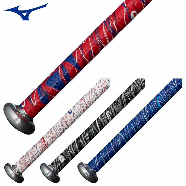 ミズノ 野球 バット用品 ット用ベタグリ ベターグリップテープ 10個セット MIZUNO 1CJYT123 滑りにくく吸い付き感が強い デザイン性も高い 30mm×1000mm×1.2mm ホワイト ブラック ブルー レッド ベースボール ソフトボール