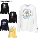 コンバース CONVERSE ロングTシャツ ガールズロングスリーブシャツ ロンT 長袖 ロングスリーブ トップス ウエア アパレル 服 ユニークでアメリカンな...