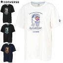 ネコポス コンバース CONVERSE Tシャツ プリントTシャツ 半袖 ショートスリーブ トップス ウエア アパレル 服 バスケのアイコンをグラフィカルに表現...