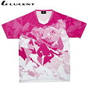 ネコポス ルーセント LUCENT Tシャツ Uni ゲームシャツ 襟なし ピンク 半袖 ショートスリーブ トップス ウエア アパレル 服 吸汗速乾 メンズ レ...