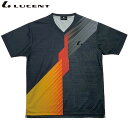 ネコポス ルーセント LUCENT Tシャツ Uni ゲームシャツ 襟なし ブラック 半袖 ショートスリーブ トップス ウエア アパレル 服 吸汗速乾 メンズ ...