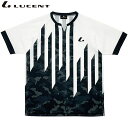 ネコポス ルーセント LUCENT Tシャツ Uni ゲームシャツ 襟なし ホワイト 半袖 ショートスリーブ トップス ウエア アパレル 服 吸汗速乾 メンズ ...