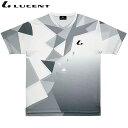 ネコポス ルーセント LUCENT Tシャツ Uni ゲームシャツ 襟なし ホワイト 半袖 ショートスリーブ トップス ウエア アパレル 服 吸汗速乾 メンズ ...