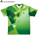 ネコポス ルーセント LUCENT Tシャツ Uni ゲームシャツ 襟なし グリーン 半袖 ショートスリーブ トップス ウエア アパレル 服 吸汗速乾 メンズ ...