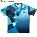 ネコポス ルーセント LUCENT Tシャツ Uni ゲームシャツ 襟なし ブルー 半袖 ショートスリーブ トップス ウエア アパレル 服 吸汗速乾 メンズ レ...