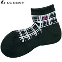 ネコポス ルーセント LUCENT ソックス 靴下 Men's ソックス ショート ブラック インナー 下着 ウエア 抗菌防臭加工 メンズ テニス XLN195...