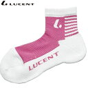 ネコポス ルーセント LUCENT ソックス 靴下 Men's ソックス ショート ライトピンク インナー 下着 ウエア 抗菌防臭加工 メンズ テニス XLN3...