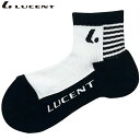 ネコポス ルーセント LUCENT ソックス 靴下 Men's ソックス ショート ブラック インナー 下着 ウエア 抗菌防臭加工 メンズ テニス XLN302...
