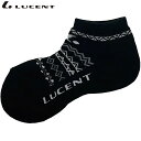 ネコポス ルーセント LUCENT ソックス 靴下 Men's ソックス ベリーショート ブラック インナー 下着 ウエア 抗菌防臭加工 メンズ テニス XLN...