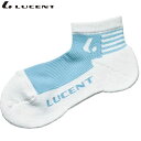 ネコポス ルーセント LUCENT ソックス 靴下 Ladies ソックス ベリーショート ライトブルー インナー 下着 ウエア 抗菌防臭加工 レディース テニ...