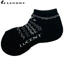 ネコポス ルーセント LUCENT ソックス 靴下 Ladies ソックス ベリーショート ブラック インナー 下着 ウエア 抗菌防臭加工 レディース テニス ...