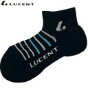 ネコポス ルーセント LUCENT ソックス 靴下 Ladies ソックス ショート ブラック インナー 下着 ウエア 抗菌防臭加工 レディース テニス XLN...