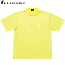 ネコポス ルーセント LUCENT ポロシャツ Uni ゲームシャツ ライトイエロー 半袖 ショートスリーブ トップス ウエア アパレル 服 吸汗速乾 メンズ ...