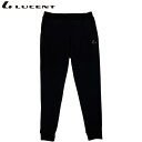 ルーセント LUCENT ロングパンツ Uni スウェットパンツ ブラック 長ズボン ボトムス ウエア アパレル 服 ポリエステル メンズ レディース ユニセッ...