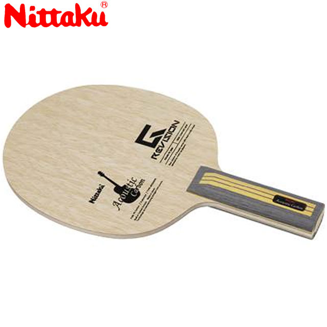 ニッタク Nittaku シェークラケット シェークハンド アコースティックカーボンG-REVISION ST 握りやすさを重視 高いスピードと多彩な攻撃力 攻撃用 用品 用具 卓球 テーブルテニス NC0494