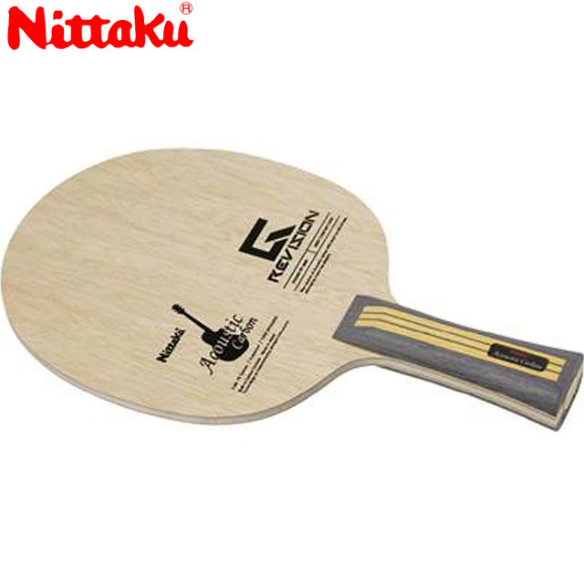 ニッタク Nittaku シェークラケット シェークハンド アコースティックカーボンG-REVISION FL 握りやすさを重視 高いスピードと多彩な攻撃力 攻撃用 用品 用具 卓球 テーブルテニス NC0495
