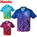 ネコポス ニッタク Nittaku ゲームシャツ ユニフォーム ブライトネオンシャツ 半袖 ショートスリーブ トップス ウエア アパレル 服 輝きを放つブライト...