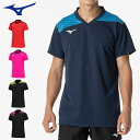 ネコポス ミズノ スポーツウエア メンズ レディース ゲームシャツ MIZUNO V2MAB113 半袖 Tシャツ トップス スタンダードフィット バレーボール...