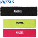 ネコポス ヴィクタス VICTAS ヘッドバンド プレイロゴ ブラック ライム ピンク 卓球 テーブルテニス 602402
